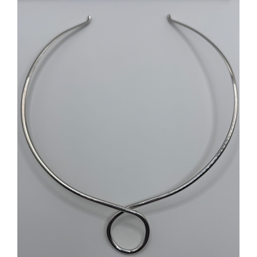 Jay King Desert Rose Trading DTR Sterling Silver Looped Collar Necklace